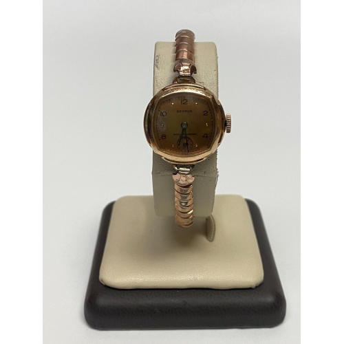 Vintage Benrus 15 Jewels Women's Manual Wind Gold Tone Watch, 5 inches