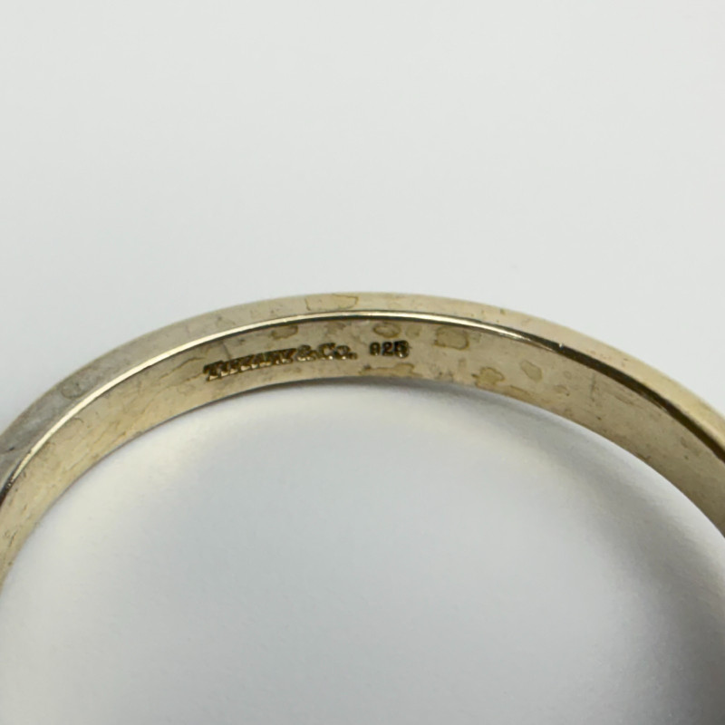 Tiffany & Co. Sterling Silver Paloma Picasso Modern Heart Ring Size 14.25