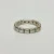 Pandora Band Ring Size 6.5 Black Stone Sterling Silver