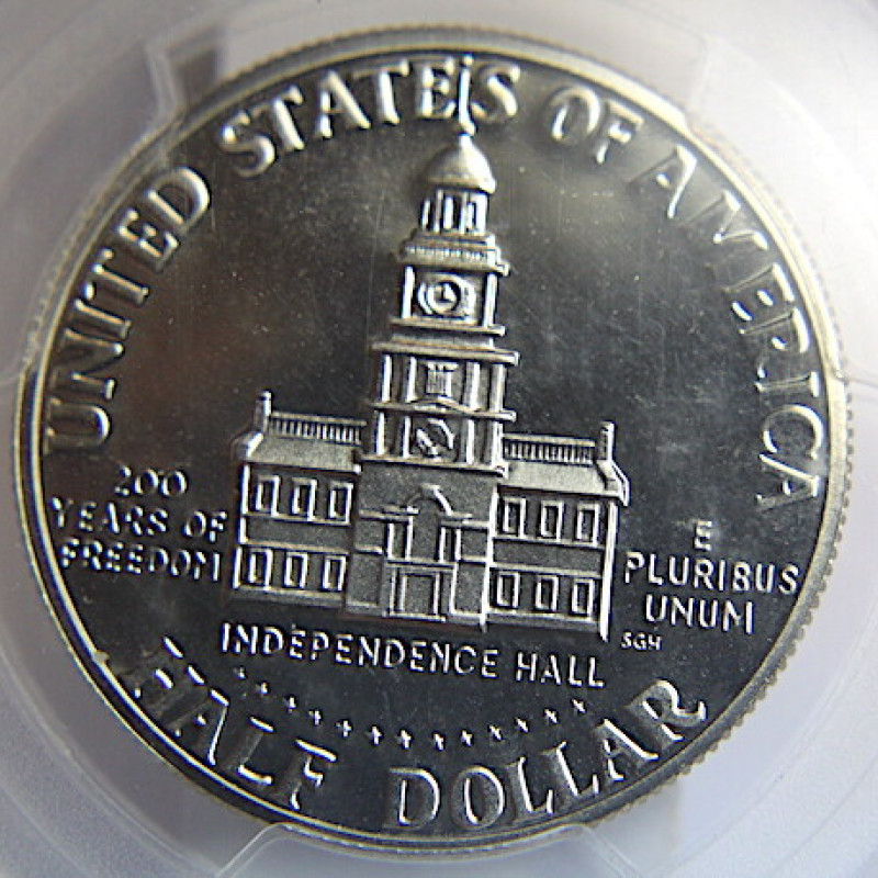 1976 -S PCGS PR70 DCAM CLAD SILVER HALF DOLLAR 50C 1976 -S PCGS PR70 DCAM CLAD SILVER HALF DOLLAR 50C