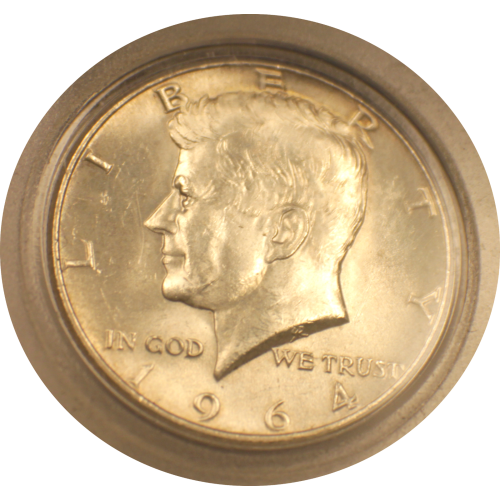 Liberty Half Dollar 1964 Kennedy Silver #004