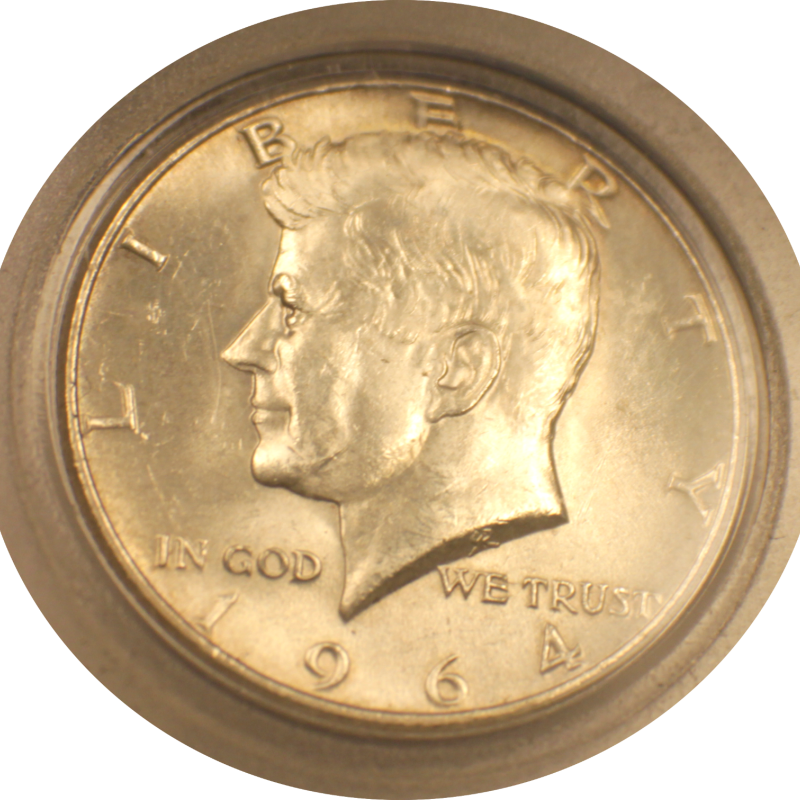 Liberty Half Dollar 1964 Kennedy Silver #004 Liberty Half Dollar 1964 Kennedy Silver #004