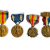 Lot of 4 Original US WWI Bronze Medals — Victory + Service Medals with Ribbons
