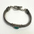 Vintage Sterling Silver 925 Turquoise Dual Chain Station Bracelet- 7" Vintage Sterling Silver 925 Turquoise Dual Chain Station Bracelet- 7"