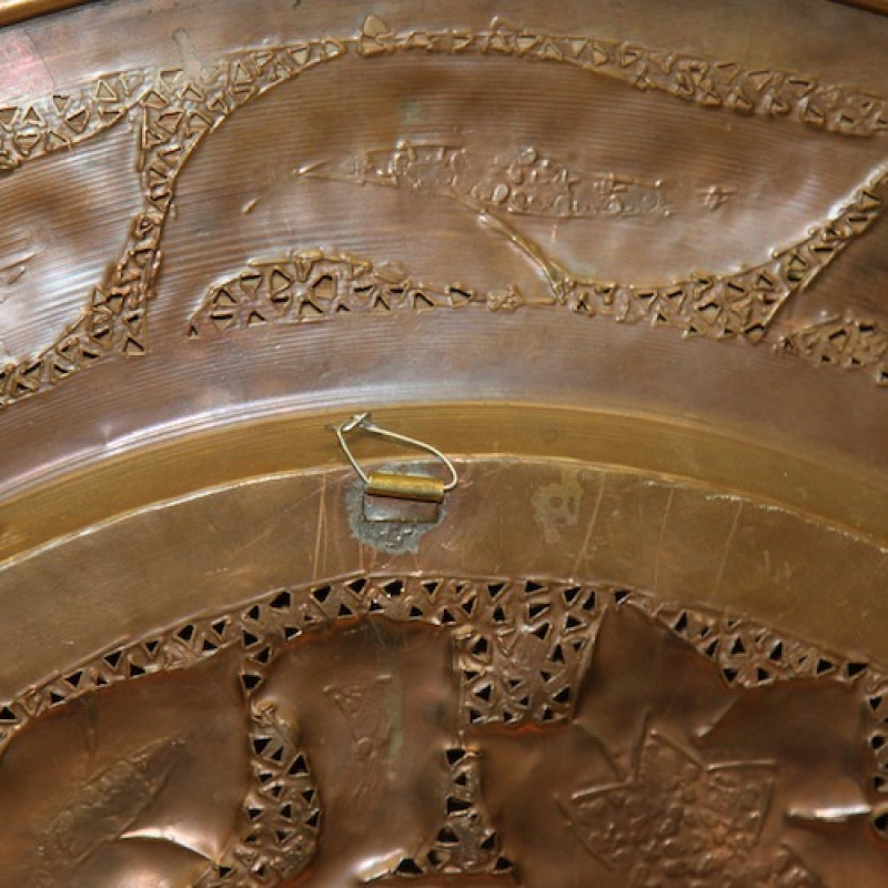 VINTAGE Handmande Copper Tray