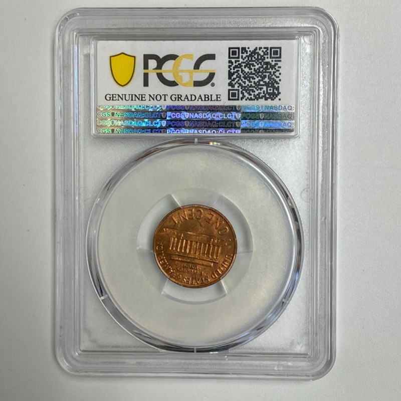 1964 PCGS Lincoln Memorial Penny 1C Genuine Graffiti-UNC Detail 1964 PCGS Lincoln Memorial Penny 1C Genuine Graffiti-UNC Detail