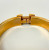Hermes Clic H Bracelet  in Plain Enamel Yellow gold plated