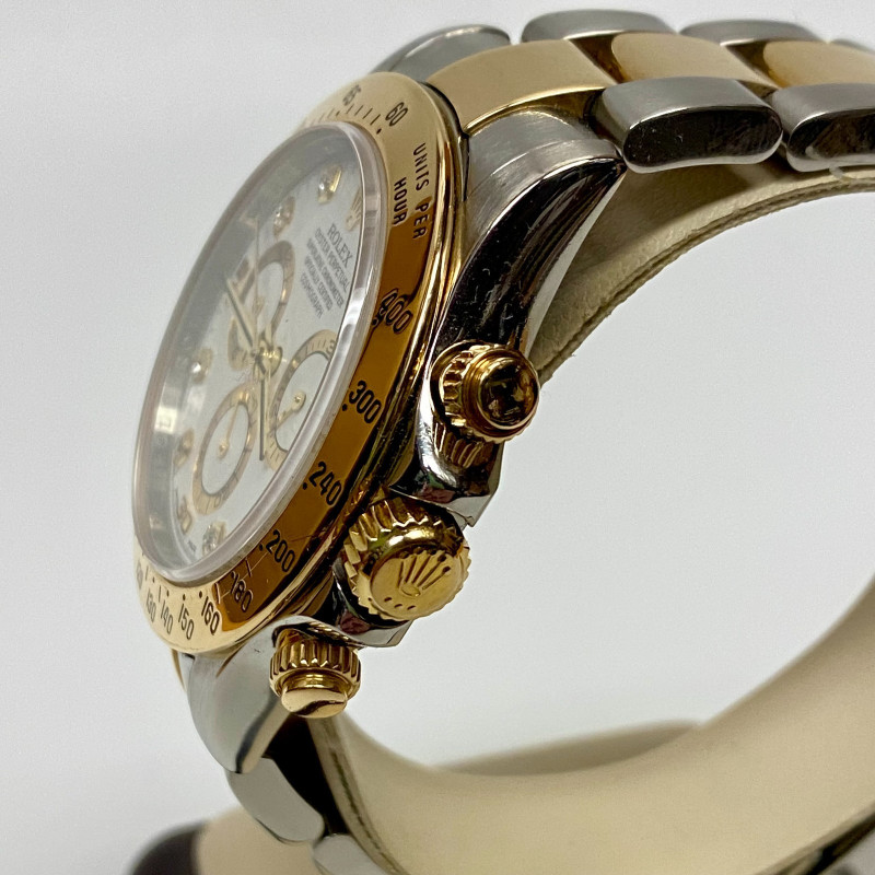Pre-Owned Rolex Daytona 40mm 2 tone 18k Yellow Gold Watch 116523, 18k Gold Beze