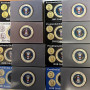 2007-2010 Dollar Mania Presidential Coin Set w/UNC, GOL, PLAT EDITION