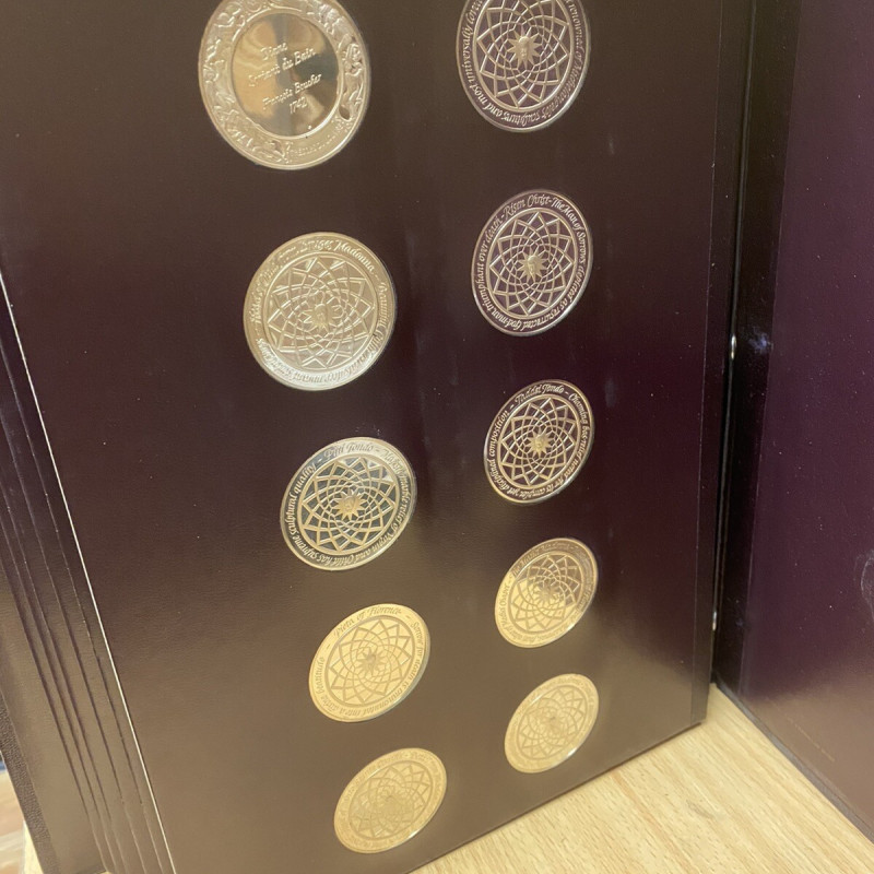 1970 Genius Of Michelangelo Sterling Silver 60 Fine Art Medals 72 OZ Collection