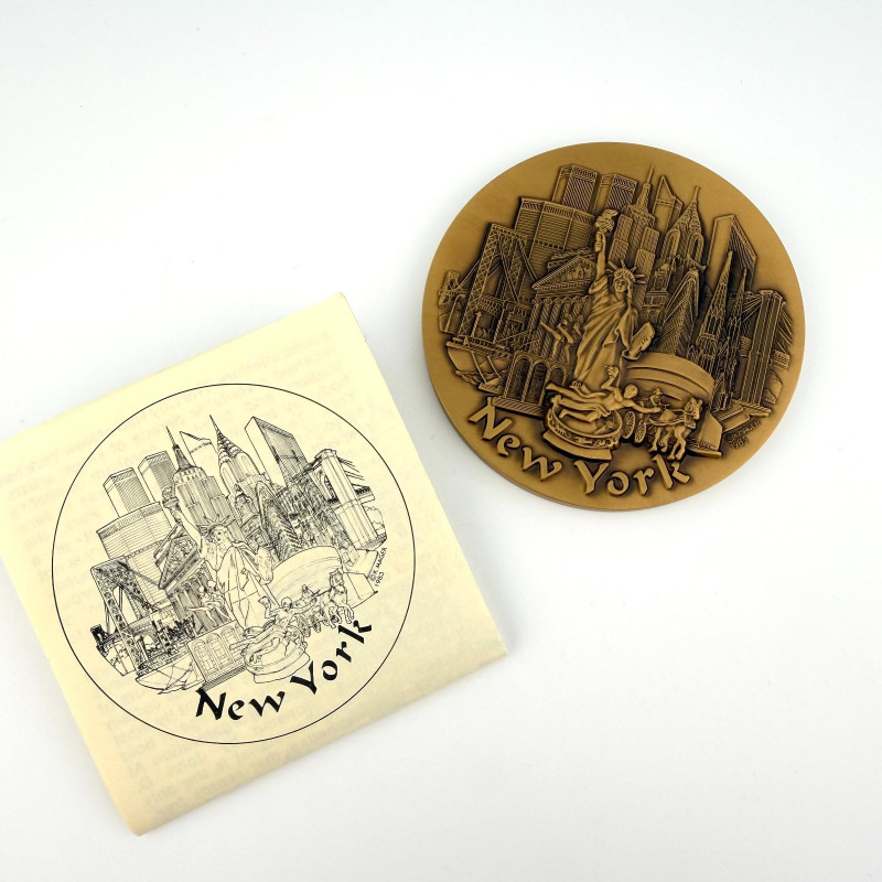 2002 A.N.A. BRONZE Convention Medal 111th - New York, Annual Convention