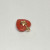 14 K Gold Red CORAL HEART CHARM 14 K Gold Red CORAL HEART CHARM
