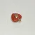 14 K Gold Red  CORAL HEART CHARM