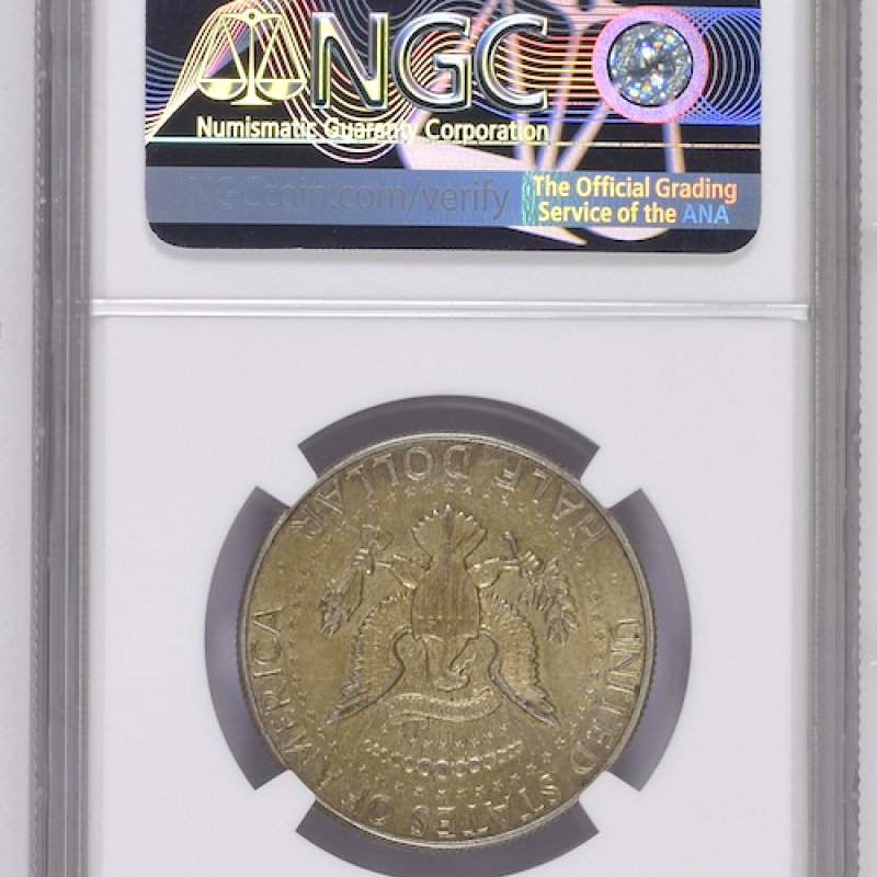 1968 D NGC AU 55 HALF DOLLAR SILVER KENNEDY DOLLAR  1968 D NGC AU 55 HALF DOLLAR SILVER KENNEDY DOLLAR
