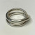 Vintage Tiffany & Co. Paloma Picasso Le Circle Crossover Band Ring Size 6.5 Y2K