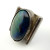 Vintage Israel Sterling Silver Blue Green King Solomon Eilat Stone Cufflinks