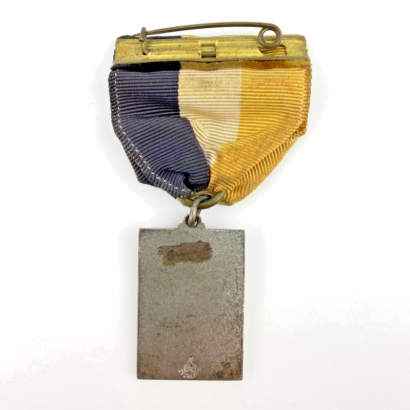 RARE ANTIQUE STERLING NEW YORK DEPT OF PARKS TENNIS MEDAL DAILY MIRROR