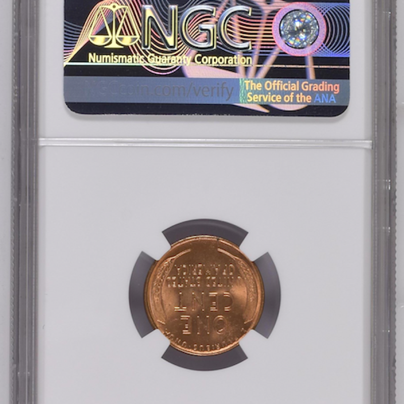 1953 D LINCOLN WHEAT NGC MS 65 RD  1953 D LINCOLN WHEAT NGC MS 65 RD