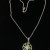 Vintage Lyric Sterling Silver Green Flower Necklace Vintage Lyric Sterling Silver Green Flower Necklace