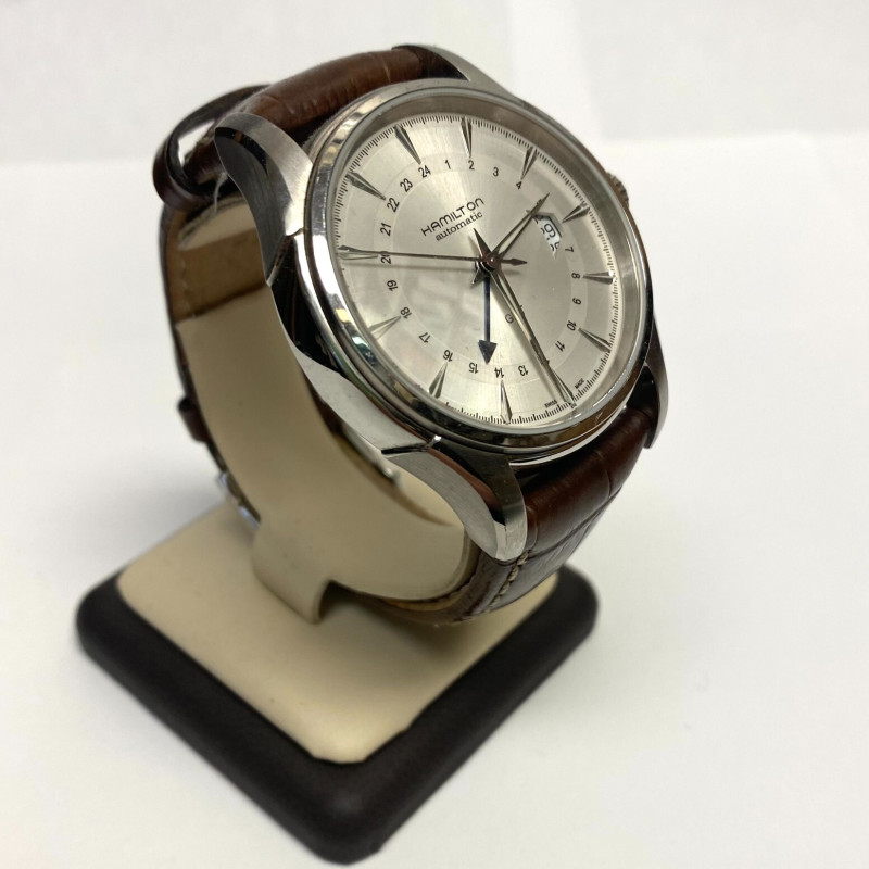 Hamilton Jazzmaster Traveler GMT Men's White Dial/Steel Case Hamilton Jazzmaster Traveler GMT Men's White Dial/Steel Case