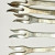 Vintage Aztec Sundial H'orderves Forks Taxco Mexico Sterling Silver 925 Vintage Aztec Sundial H'orderves Forks Taxco Mexico Sterling Silver 925