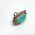 Vintage Native American Oval Turquoise Sterling Silver Ring Size 5 Vintage Native American Oval Turquoise Sterling Silver Ring Size 5