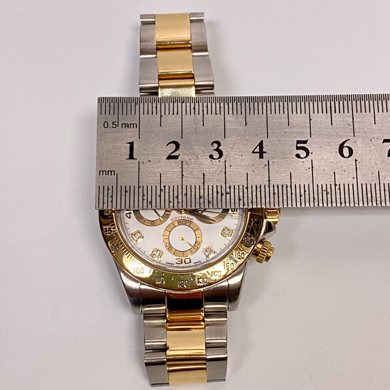 Pre-Owned Rolex Daytona 40mm 2 tone 18k Yellow Gold Watch 116523, 18k Gold Beze