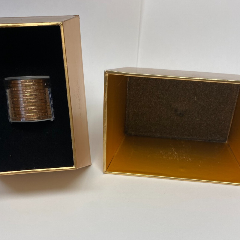 12 Coins William Henry Harrison Dollar 2009 P in original Gold Brick Box