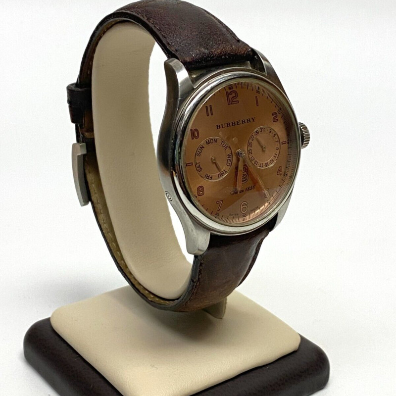BURBERRY BU1602 WATCH 40.5mm Leather Strap Men's Watch BURBERRY BU1602 WATCH 40.5mm Leather Strap Men's Watch