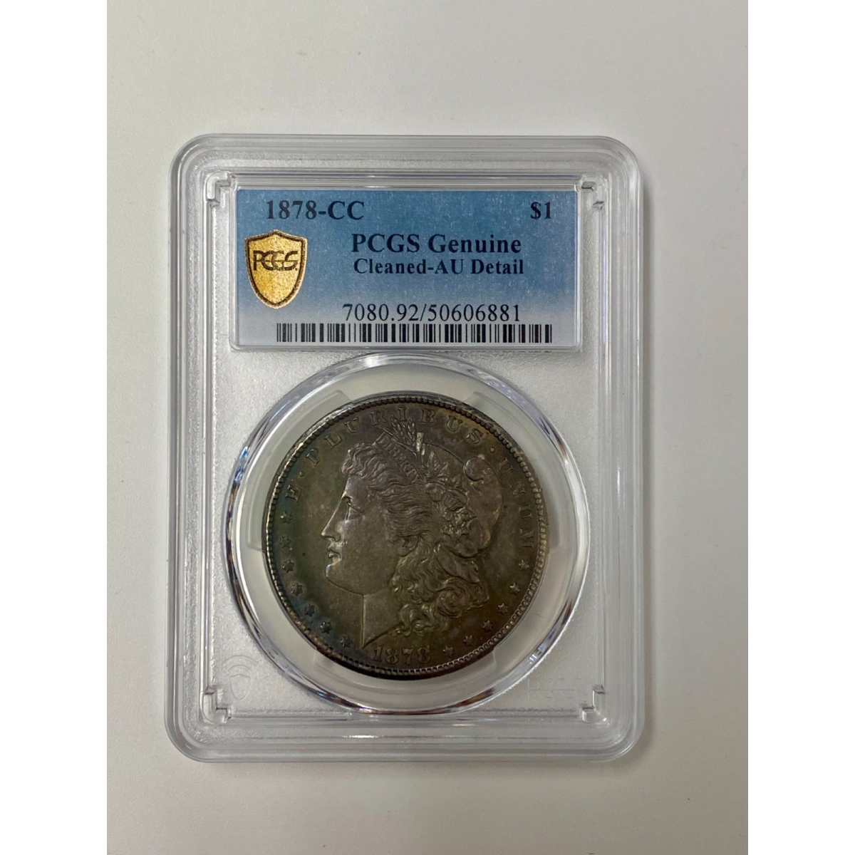 1878-CC PCGS Genuine S1 Cleaned-AU Detail Coin