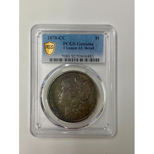 1878-CC PCGS Genuine S1 Cleaned-AU Detail Coin 1878-CC PCGS Genuine S1 Cleaned-AU Detail Coin