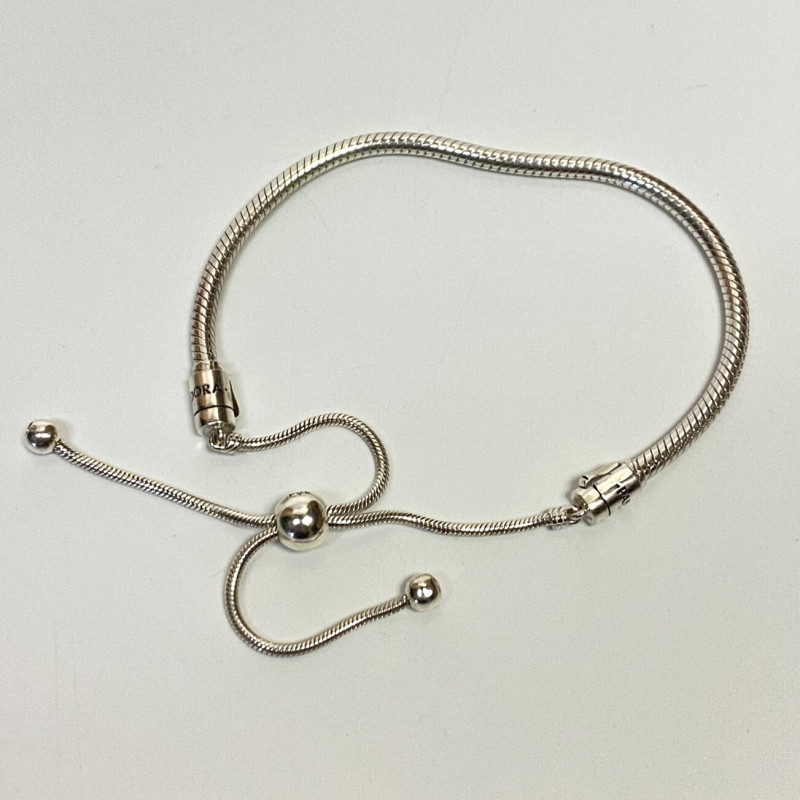 Pandora Moments Snake Chain Slider Bracelet Pandora Moments Snake Chain Slider Bracelet