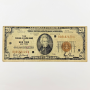 1929 $20 Federal Reserve Bank Note FRB of New York Brown Seal, Series B02482126A