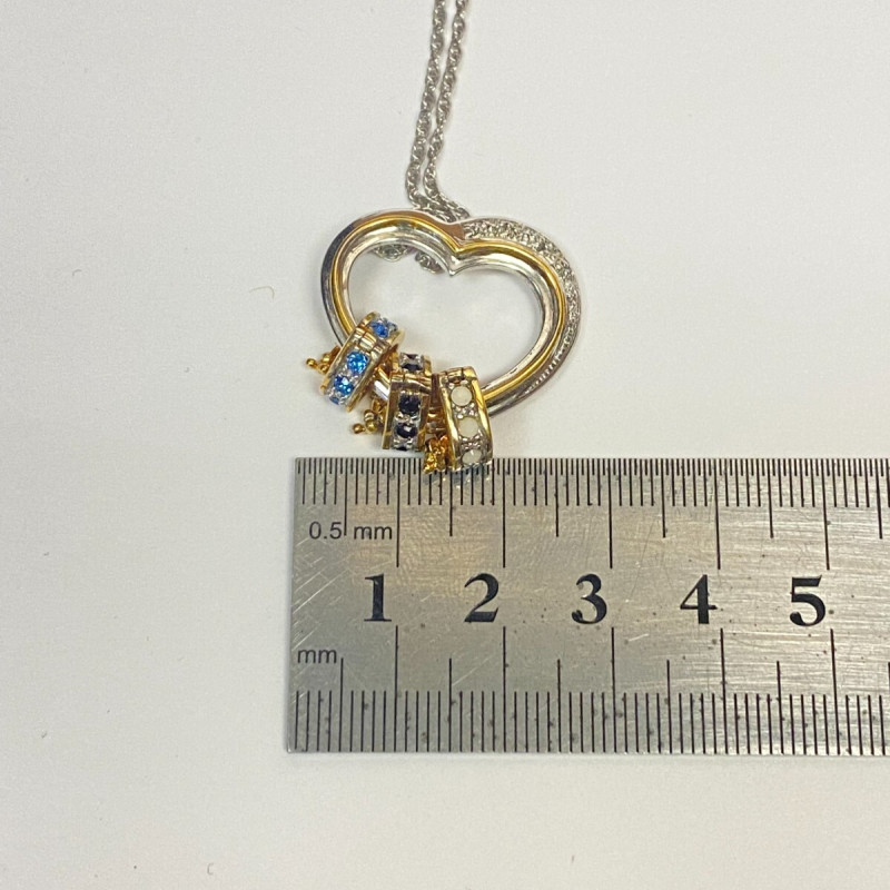 Forever In A Mother's Heart Personalised Pendant Necklace 18"