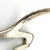 925 Sterling Silver Abstract Wave Ring with Rainbow Iridescent Patina