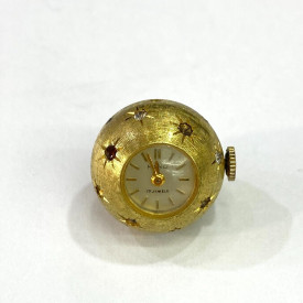 Vintage Meno Watch Ball Pendant, Metal
