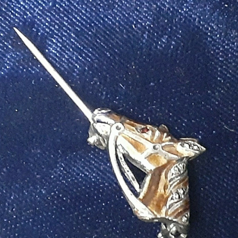 Alice Caviness Sterling Silver Designer Horse Pin Brooch Alice Caviness Sterling Silver Designer Horse Pin Brooch