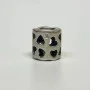 Authentic Pandora Charm Tunnel of Love Sterling Silver Bead #790275CZ