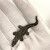 Sterling Silver Marcasite Lizard Alligator Figural Pin Brooch