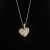 Crystals From Swarovski Puffed Heart Pendant Necklace Crystals From Swarovski Puffed Heart Pendant Necklace