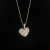 Crystals From Swarovski Puffed Heart Pendant Necklace