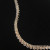 Silver 925 With White Sapphire Necklace 22"
