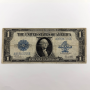 1923 $1 Large Silver Certificate Horse Blanket - Double 55's Serial A95580755E
