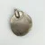 Vintage Sterling Silver Navajo Dark Green Round Pendant