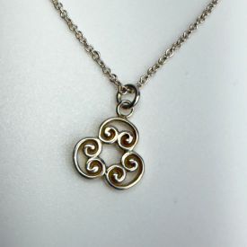 Tiffany & Co. Sterling Silver Paloma Picasso Triplo Goldini Necklace 16" Chain