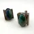 Vintage Israel Sterling Silver Blue Green King Solomon Eilat Stone Cufflinks