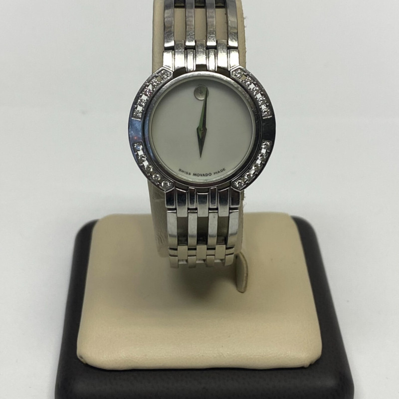 Movado Esperanza White Dial Stainless Steel Women's Watch Movado Esperanza White Dial Stainless Steel Women's Watch