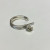 Authentic PANDORA 925 Organically Shaped 19 mm Hoop Earrings