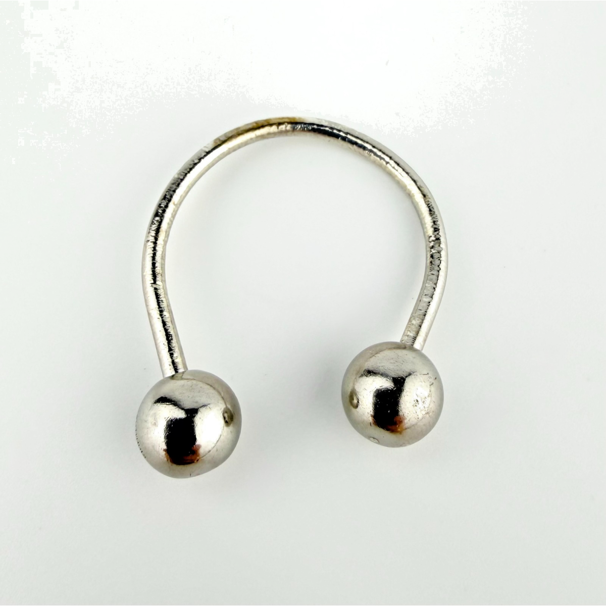 Vintage Simmons Sterling Silver Horseshoe Key Ring Holder 925