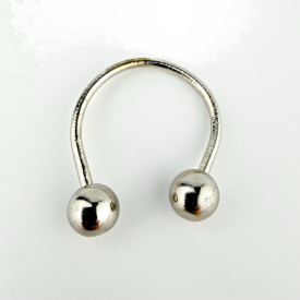 Vintage Simmons Sterling Silver Horseshoe Key Ring Holder 925